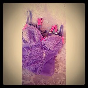 Victoria's Secret Ruched Leopard Lace Lingerie